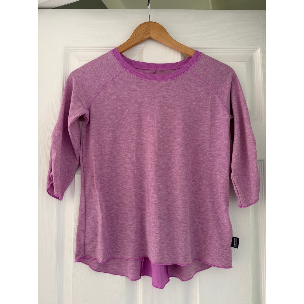 Patagonia Girls Quarter Length Sleeve Performance Top